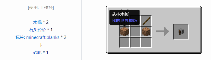 我的世界原版装置合成表大全图片2026