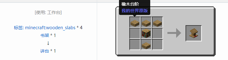 我的世界原版装置合成表大全图片2026
