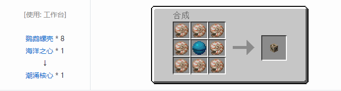 我的世界原版装置合成表大全图片2026