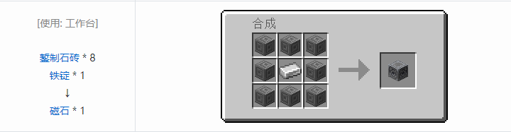 我的世界原版装置合成表大全图片2026