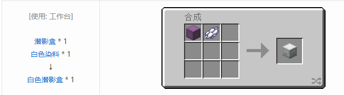 我的世界原版装置合成表大全图片2026