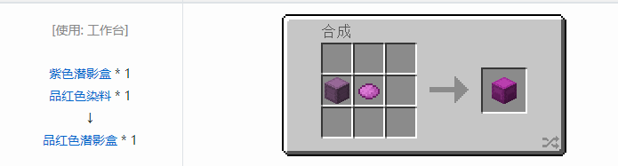 我的世界原版装置合成表大全图片2026