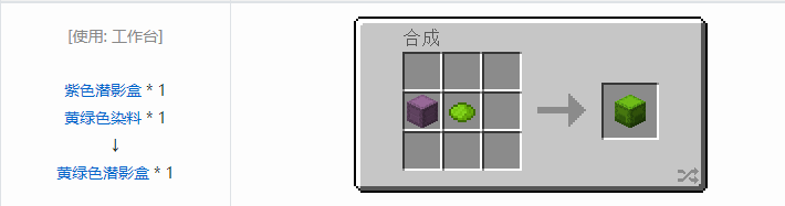 我的世界原版装置合成表大全图片2026