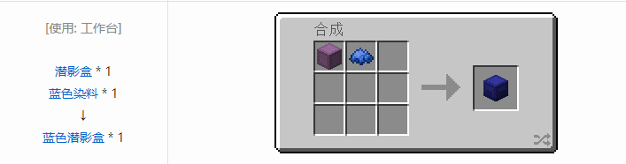 我的世界原版装置合成表大全图片2026