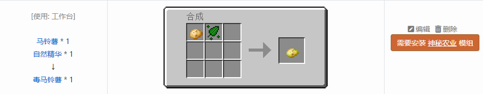 我的世界原版食物合成表大全图片2026