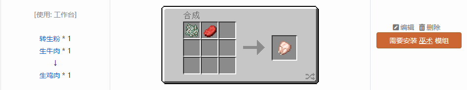 我的世界原版合成表大全图片2026