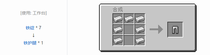 我的世界原版装备合成表大全图片2026