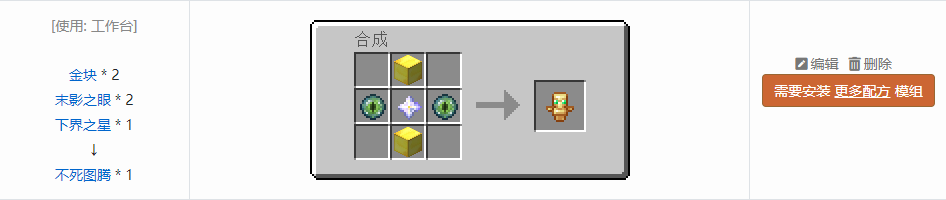 我的世界原版装备合成表大全图片2026