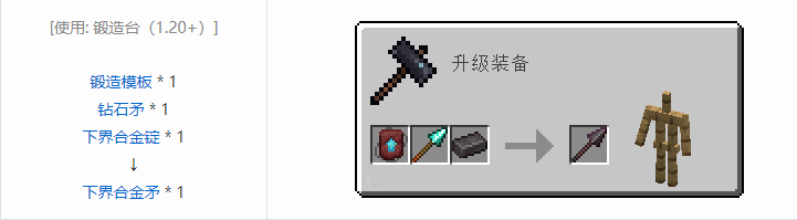 我的世界原版装备合成表大全图片2026