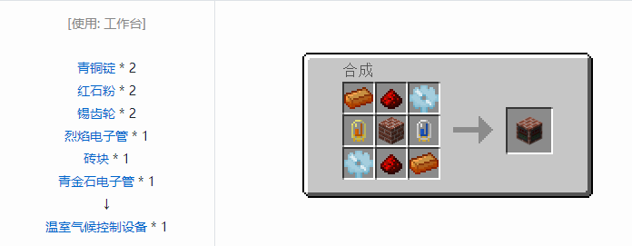 我的世界林业合成表大全2026