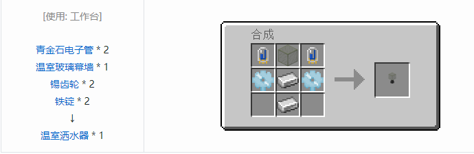 我的世界林业合成表大全2026