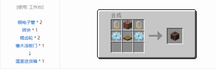 我的世界林业合成表大全2026