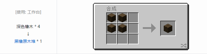 我的世界林业装饰品合成表大全2026