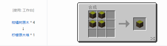 我的世界林业装饰品合成表大全2026