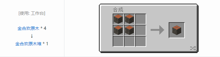 我的世界林业装饰品合成表大全2026