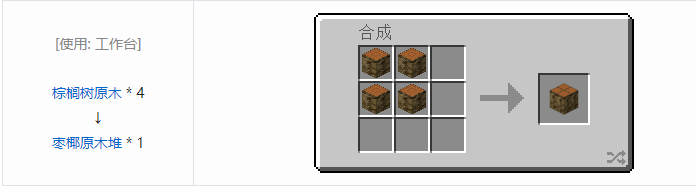 我的世界林业装饰品合成表大全2026