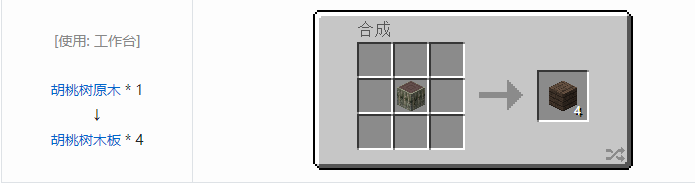 我的世界林业装饰品合成表大全2026