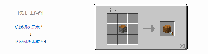 我的世界林业装饰品合成表大全2026