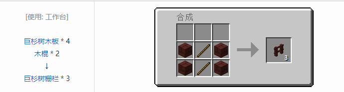 我的世界林业合成表大全2026