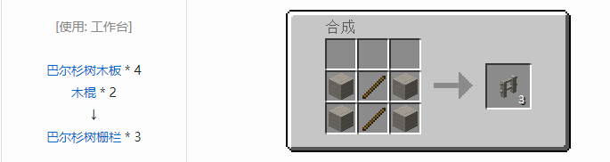 我的世界林业合成表大全2026