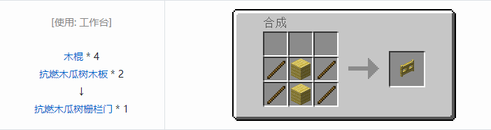 我的世界林业装饰品合成表大全2026