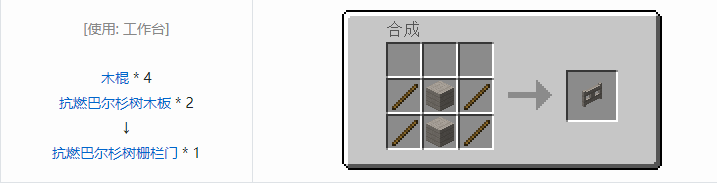 我的世界林业装饰品合成表大全2026