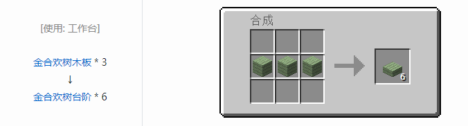 我的世界林业合成表大全2026