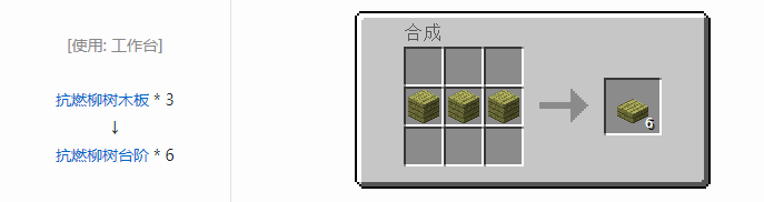 我的世界林业装饰品合成表大全2026