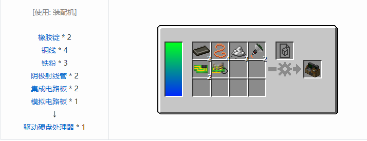 我的世界HBM的核科技航天合成表大全2026