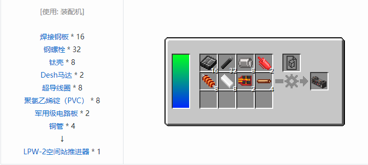我的世界HBM的核科技航天合成表大全2026