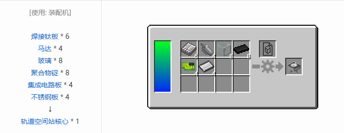 我的世界HBM的核科技航天合成表大全2026