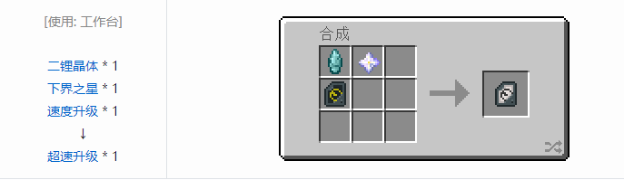 我的世界超能物质社区版合成表大全2026