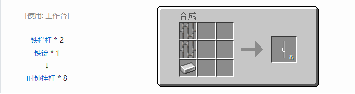 我的世界铁路合成表大全2026