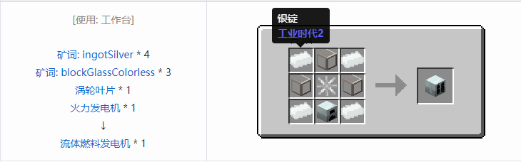 我的世界工业时代2经典版机器合成表大全2026