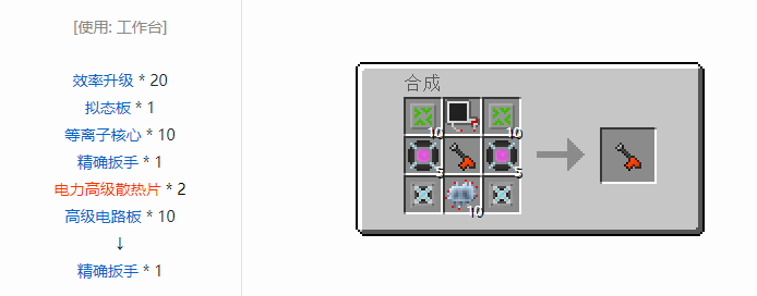 我的世界工业时代2经典版合成表大全2026