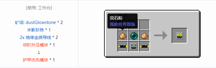 我的世界工业时代2经典版合成表大全2026