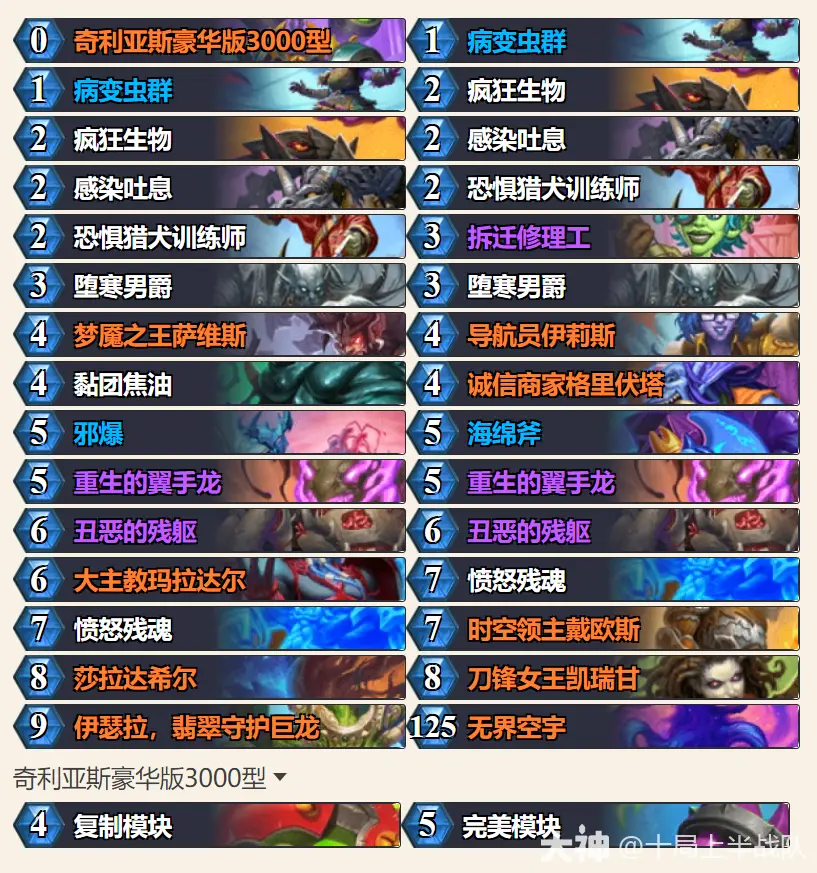 炉石传说永恒回响节奏K卡组推荐