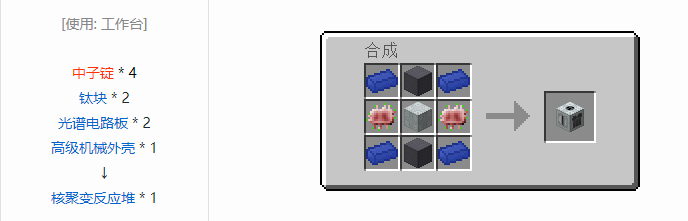 我的世界工业升级机器合成表大全2026
