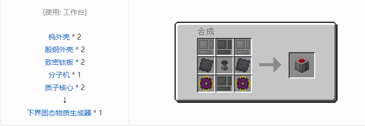 我的世界工业升级机器合成表大全2026