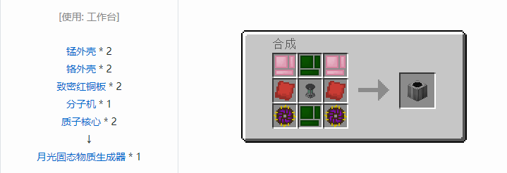 我的世界工业升级机器合成表大全2026