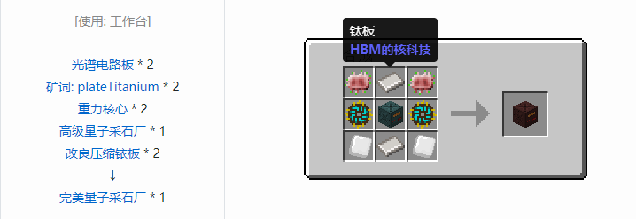 我的世界工业升级机器合成表大全2026