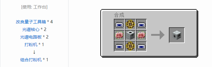 我的世界工业升级机器合成表大全2026