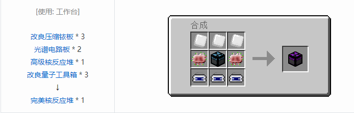 我的世界工业升级合成表大全2026