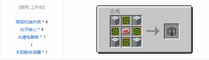 我的世界工业升级合成表大全2026