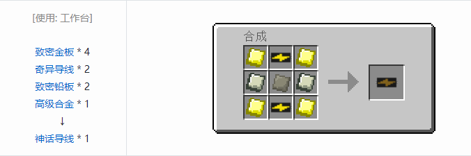 我的世界工业升级合成表大全2026