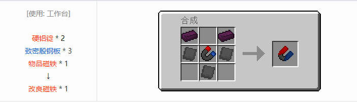 我的世界工业升级合成表大全2026