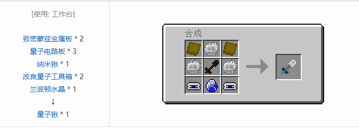 我的世界工业升级合成表大全2026