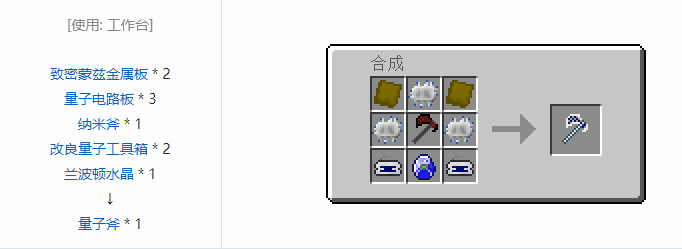 我的世界工业升级合成表大全2026