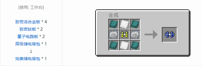 我的世界工业升级合成表大全2026