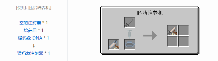 我的世界侏罗纪重生合成表大全2026